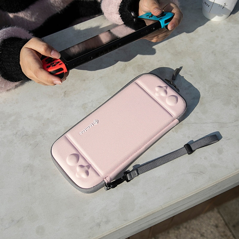 Funda Rígida Light-A05 para Nintendo Switch y 10 Tarjetas de Juegos