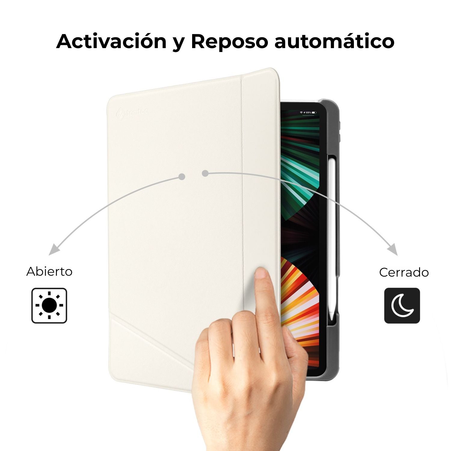 Funda Rígida B02 para iPad Pro 12,9'' M1 / M2