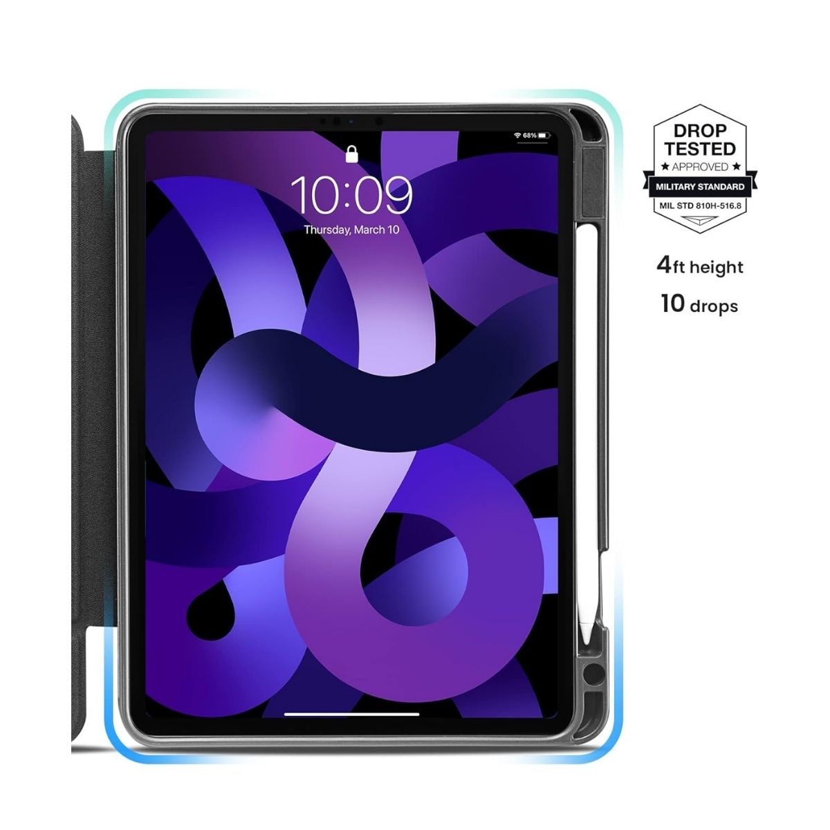 Funda Vertical Inspire-B50 Tri-Mode para iPad Air 4/5 de 10.9"