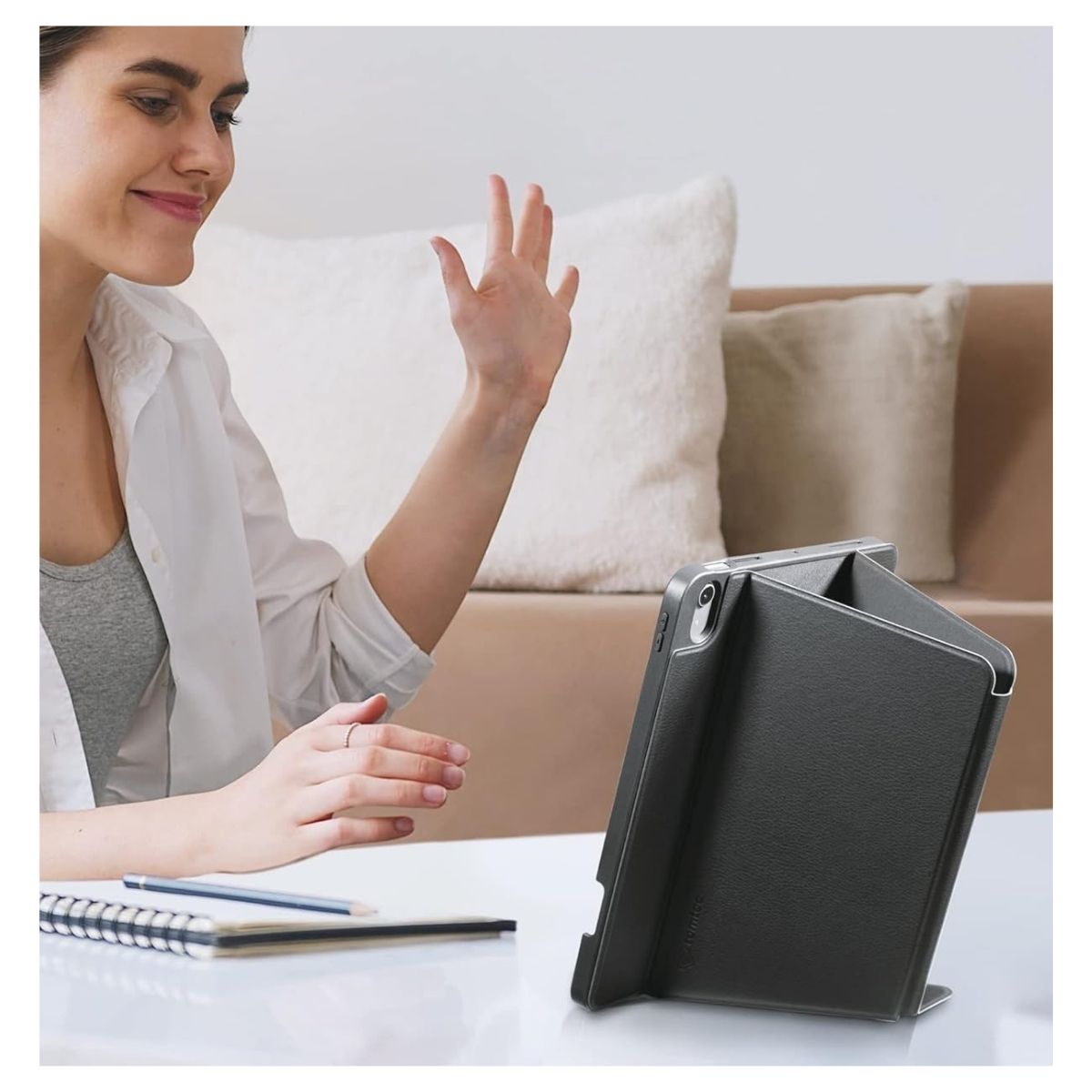 Funda Vertical Inspire-B50 Tri-Mode para iPad Air 4/5 de 10.9"