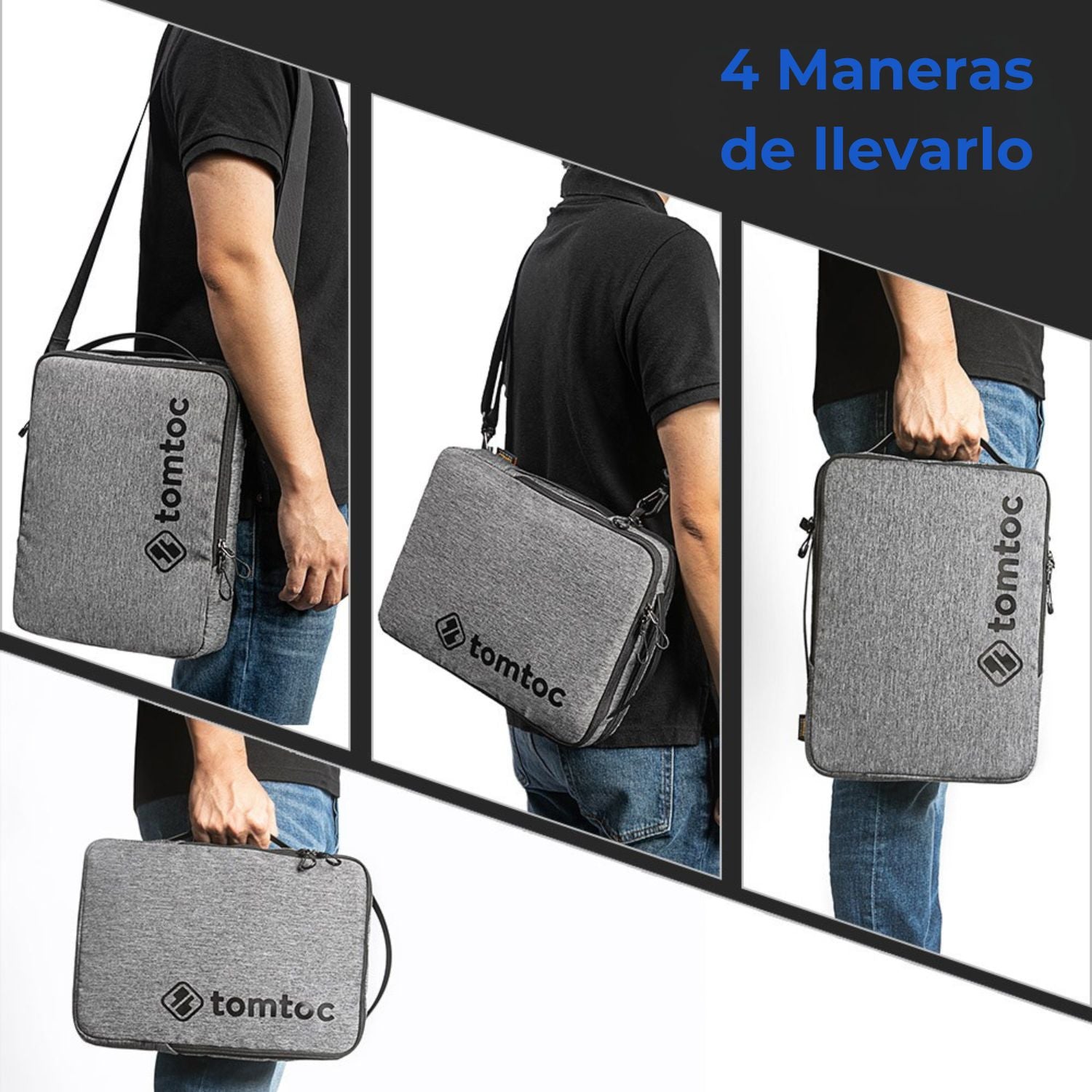 Bolso Maletín con Correa Urban-H14 para MacBook Pro 14'' 4 en 1