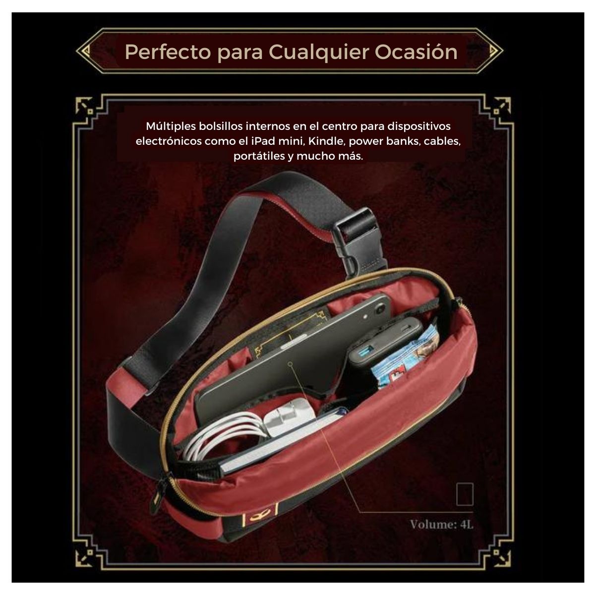Bolso Bandolera Monster Hunter Royal Order S para iPad Mini / N Switch 2