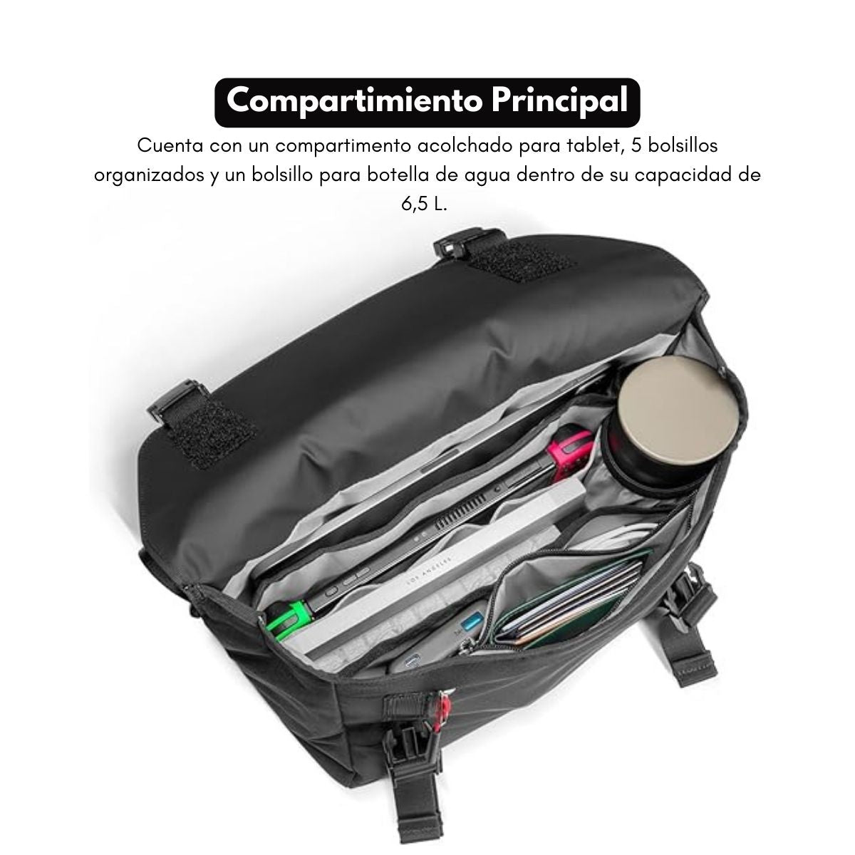 Bolso Bandolera Slash-T27 6,5L para iPad 11" – imagen 5