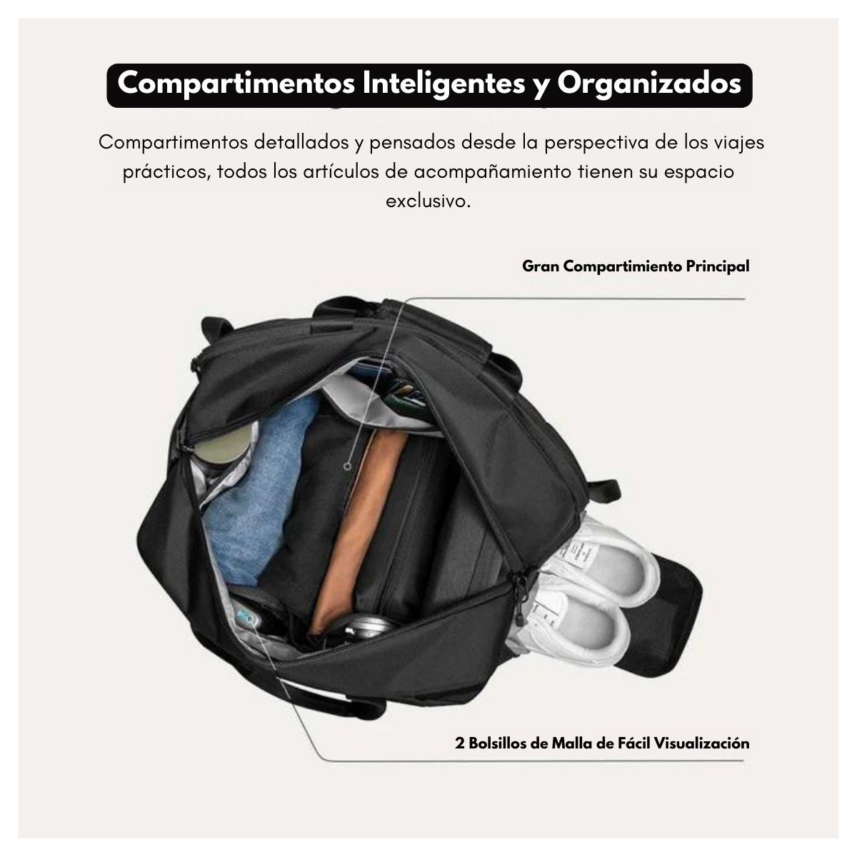 Bolso de Viaje / Gimnasio Navigator-T31 para MacBook 16" 30L