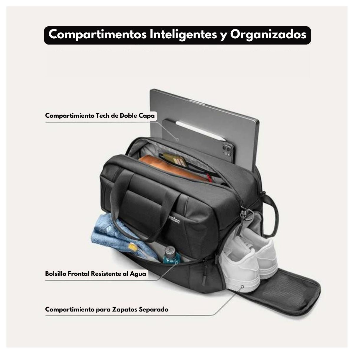 Bolso de Viaje / Gimnasio Navigator-T31 para MacBook 16" 30L