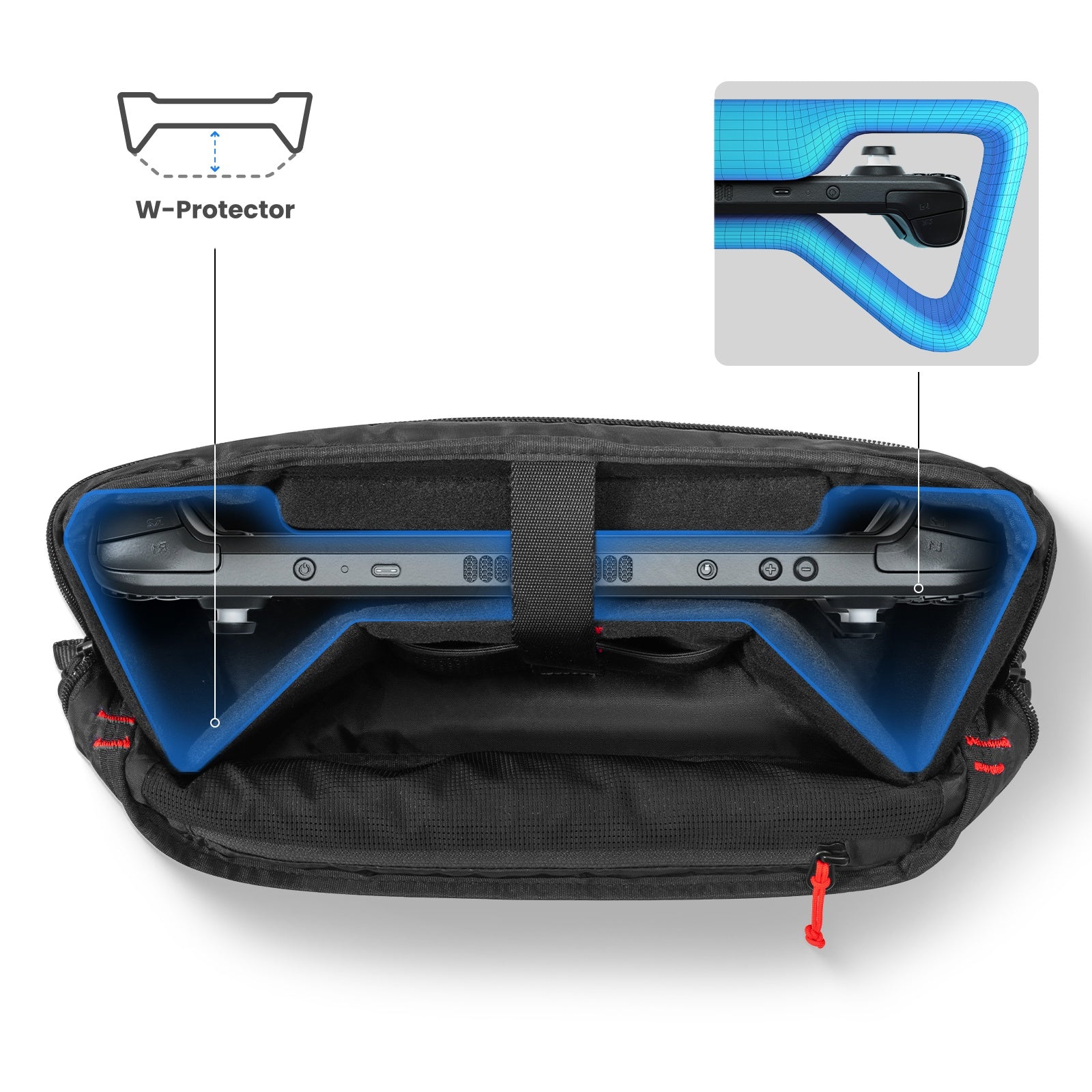 Bolso de Viaje Arccos-G47 para Steam Deck / Nintendo Switch 2