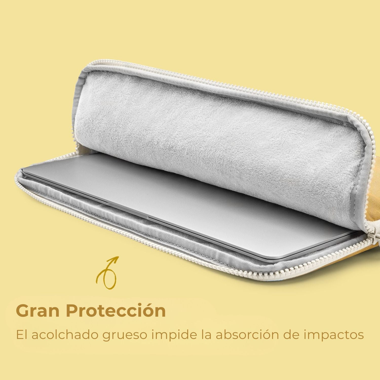 Funda Lady-A23 para MacBook 13'' con Organizador de Accesorios