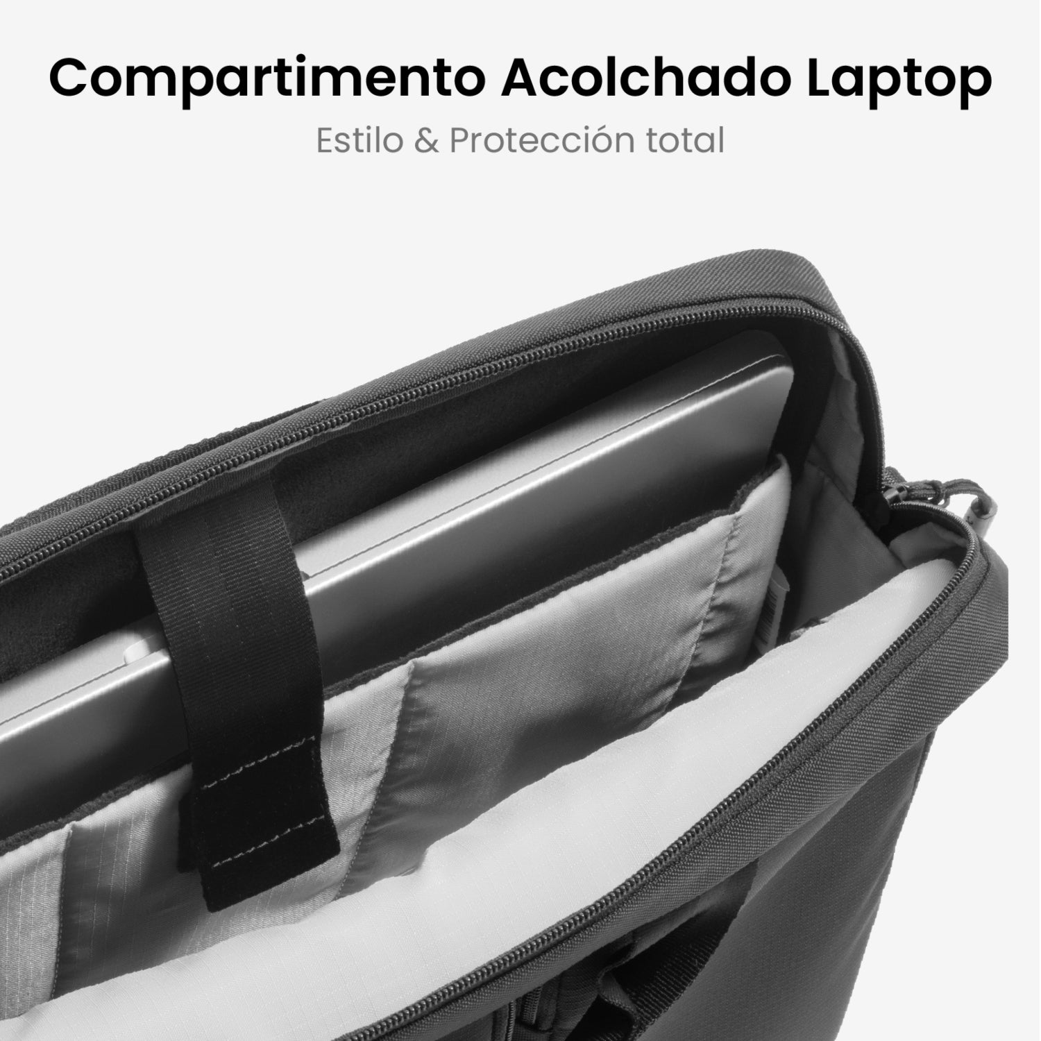 Maletín con Correa Navigator-A33 para Notebook de 13" - 14"