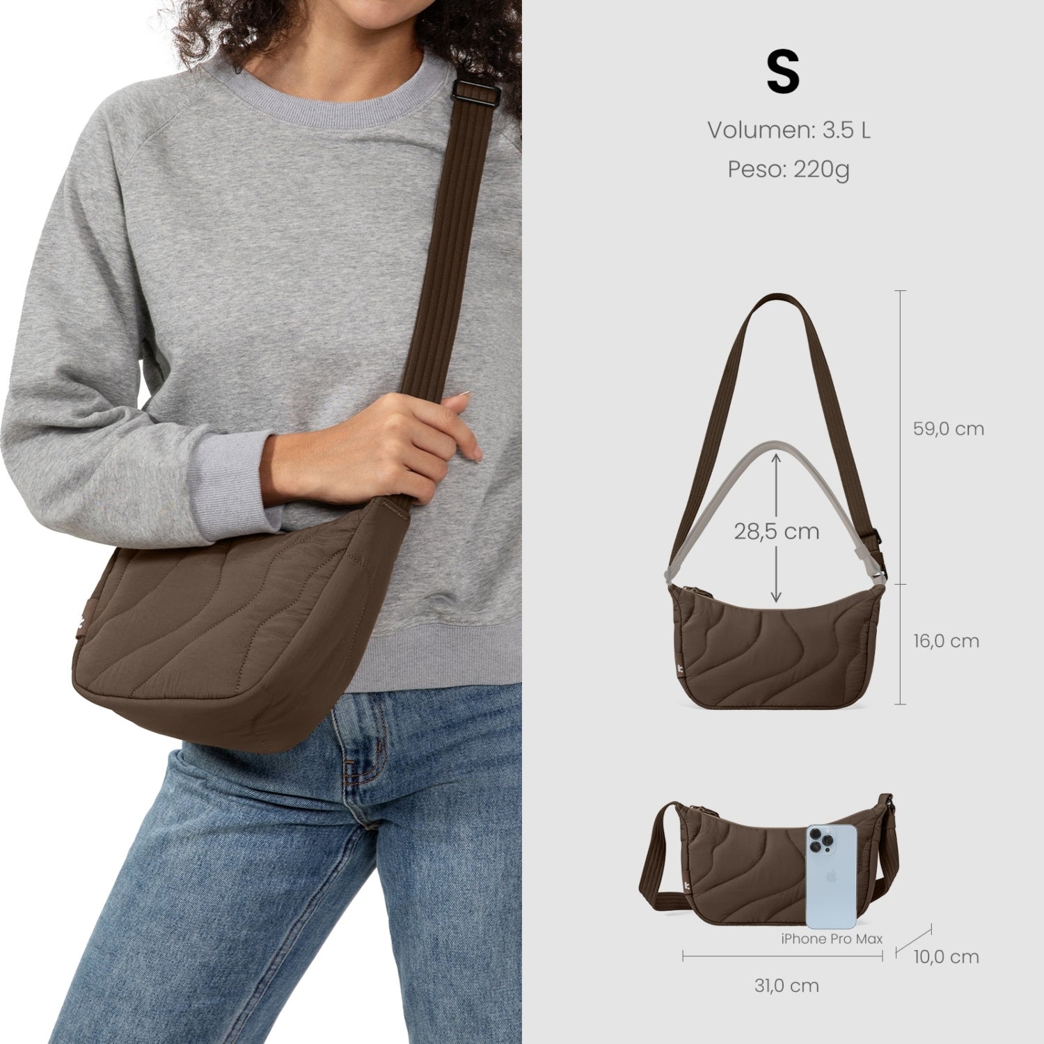 Bolso Bandolera Terra-T34 Ligero 3,5L